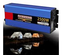Convertisseur Pur Sinus Tension1200W/1600W/2000W/2500W/3000W/4000W/5000W/6000W/8000W DC 12V/24V/48V/60V/72V à AC 110V/220V 230V Transformateur Tension Puissance Onduleur Solaire(2500W,60Vto220V)