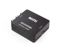 Convertisseur RCA CVBS AV vers HDMI 1080P pour PS3 Lecteur Blu-Ray VCR DVD HDTV - C0425A - Noir