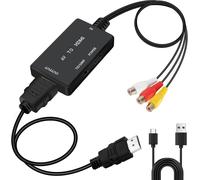 Convertisseur Rca Vers Hdmi, Adaptateur Av Vers Hdmi, Convertisseur Vidéo Audio Composite Rca 1080P Cvbs Pour Caméra/Ps2/Snes/Vhs/Xbox/Ps4/Tv/Vcr/Dvd/Wii/Supportant Pal/Ntsc[GBP6271158]