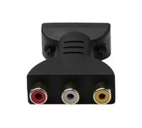 Convertisseur RGB haute définition, design unique pour une conversion esthétique et fonctionnelle HDMI vers RCA pour le divertissement à domicile