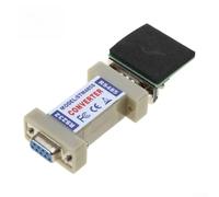 Convertisseur RS232 vers RS485, adaptateur de port série passif, interface de communication, aucune alimentation externe nécessaire, taux de transfert de données élevé jusqu'à 115200 bps