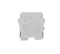 Convertisseur RTD d'isolation de signal de température de thermocouple monté sur rail, transmetteur PT100 entrée 4-20 mA 0-10 V sortie DC24 V(PT100-200-850C_OUTPUT 4-20MA_DC24V)