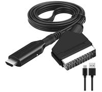 Convertisseur SCART vers HDMI Adaptateur Peritel vers HDMI Audio Vido HD avec Cble USB pour couleurs multiples COMMUTATEUR TV