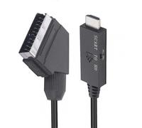 Convertisseur SCART vers HDMI, adaptateur SCART vers HDMI, convertisseur audio/vidéo, câble vidéo