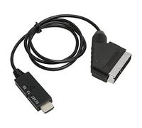 Convertisseur SCART vers HDMI, Câble Adaptateur D'interface Multimédia HD 1080P SCART vers HD pour Vidéo Audio, DC 5V