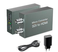 Convertisseur SDI vers HDMI avec Loop Out - 1080p HD/3G/SD BNC pour Caméra et Moniteur - Transmission Video Audio