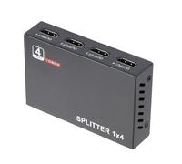 Convertisseur séparateur 1x4 compatible HDMI, 1 entrée 4 sorties, amplificateur séparateur HD 1.4, HDCP 1080P, double affichage, pour HDTV DVD, PS3, Xbox