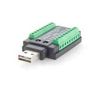 Convertisseur série Industriel 4 en 1 USB vers RS232 RS485 RS422 TTL avec Puce FT232RNL USB 2.0 A vers Adaptateur de bornier