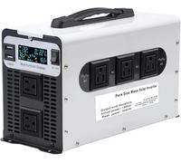 Convertisseur Sinusoïdal Pur 1500W Onduleur 12V - 72V CC vers 110V/220V CA Puissance De Crête 3000W 5 Prises, 2 Ports De Charge USB, pour Appareils Électroménagers, Camping-Cars(72v to 220v)