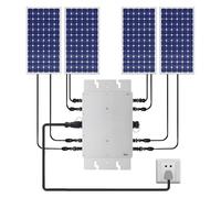 Convertisseur Solaire Mppt Étanche, Micro-onduleur Solaire 1200 W, 1400 W, 1600 W, pour Camions, Habitations Et Applications Commerciales, Gestion Efficace De Lénergie 1400w