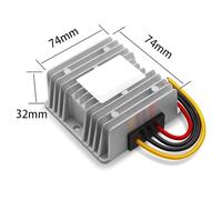 Convertisseur stabilisateur CC CC 12 V à 12 V, alimentation solaire, onduleur, régulateur de tension 1-30 A, module transformateur 12 volts(3A Aluminum L,12V (9-23V))
