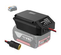 Convertisseur Step Down 18 V vers 12 V pour batterie Bosch GBA 18 V, adaptateur d'alimentation de batterie DC, adaptateur allume-cigare, parfait pour la mise à niveau des outils électriques, des