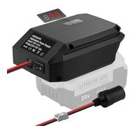 Convertisseur Step Down 18 V vers 12 V pour Batterie Makita 18 V, Lithium ION Convertisseur De Batterie avec Sortie 5 V à 13 V 10 a Adaptateur de Roue électrique, Adaptateur Allume-Cigare