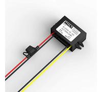 Convertisseur Step Down, Abaisseur de Tension 24V 12V à 5V (Accepter Entrées DC 8-40V) 5A 25W avec Fusible étanche, Réducteur de Tension pour Voiture électronique Système Solaire Chariot de Golf LED