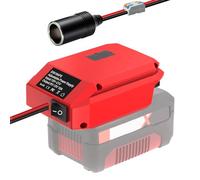 Convertisseur Step Down pour adaptateur de batterie Einhell 18 V vers 12 V | Station d'alimentation convertisseur DIY pour Einhell 18 V, 5 V-13 V 10 A, prise allume-cigare, pour atelier