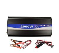 Convertisseur Tension Convertisseur Puissance Portable DC 12 V 24 V 48 V 60 V vers AC 110 V/220 V 2000 W 3000 W 4000 W 50 Hz 60 Hz Onduleur Solaire À Onde Sinusoïdale(2000W,24V,220V(60HZ))