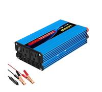 Convertisseur Tension Convertisseur Puissance Sinusoïdal Pur 16000 W 4000 W 60 Hz 12 V 24 V vers 110 V AC Accessoires Voiture Solaire avec LED Et Prise Américaine(12V 110V 1600W 60HZ)