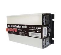 Convertisseur Tension Convertisseur Universel À Onde Sinusoïdale Pur Prise UE 8000 W 6000 W 5000 W Onduleur CC 12 V 24 V 48 V 60 V vers CA 220 V 230 V(48V,220V-240(60HZ),5000W 2500W)
