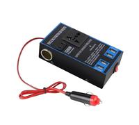 Convertisseur Tension Convertisseur Voiture DC 12 V vers AC 110 V 24 V vers AC 220 V Charge Rapide Prise Allume-Cigare Chargeurs USB Adaptateur Secteur