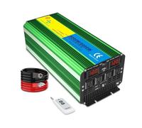 Convertisseur Tension Convertisseurs À Onde Sinusoïdale Onduleurs DC 24 V vers AC 220 V Puissance Crête 4000 W À 8000 W pour Caravanes Voyage Affichage LED(110V US,8000W Remote Control A)