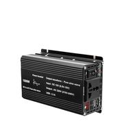 Convertisseur Tension Onduleur 12V 220V 1000W 1500W Sinusoïdal Pur Prise UE Fréquence 50Hz 60Hz Convertisseur avec LED 31 A Double USB Transformateur Solaire(1500W 12v 50hz Un)