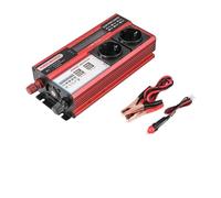 Convertisseur Tension Onduleur 4000 W 3000 W DC 12 V vers AC 220 V 230 V, Transformateur avec 4 Prises USB UE, Affichage LED, pour Camping-Car, Téléphone, Voiture(3000W)