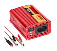 Convertisseur Tension Onduleur 600 W, 1500 W, 2000 W, 2500 W, 12 V/24 V CC vers 110 V/220 V CA, 60 Hz, avec Deux Ports USB, Prise Brésil(24 V,220V 60HZ Brazil,600W)