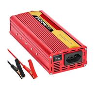 Convertisseur Tension Onduleur 600 W, 1500 W, 2000 W, 2500 W, 12 V/24 V CC vers 110 V/220 V CA, 60 Hz, avec Deux Ports USB, Prise Brésil(24 V,220V 60HZ Brazil,2500W)