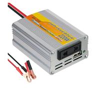 Convertisseur Tension Onduleur De Voiture USB 220 W, Convertisseur De Tension Portable DC 12 V vers AC 220 V, Clip De Batterie USB