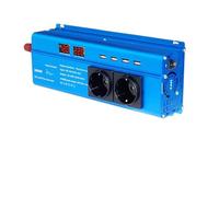 Convertisseur Tension Onduleur Sinusoïdal Pur 1000 W/1500 W/2200 W/2600 W/3000 W DC12 V vers AC220 V Convertisseur De Tension LED Transformateur Prise Universelle UE(12V 60Hz,Europe,3000W)
