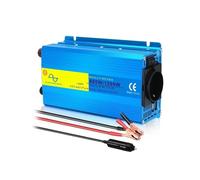 Convertisseur Tension Onduleur Sinusoïdal Pur 1000W 1200W 2000W 12V 24V CC vers 110V 220V CA 60 Hz Convertisseur Tension Portable Double Port USB Prise Un/EU/US(1200W 24V 220V EU)
