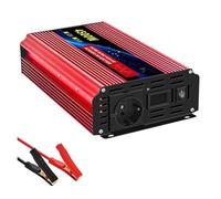 Convertisseur Tension Onduleur Sinusoïdal Pur 8000 W 7000 W 6000 W Prise UE avec Écran LCD Intelligent Convertisseur Tension CC 12 V vers CA 220 V 50 Hz Voiture Onduleur(4500W EU)