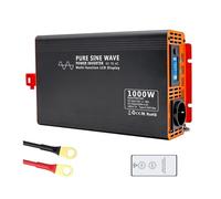 Convertisseur Tension Onduleur Sinusoïdal Pur Série PSW 4000 W, 12 V CC À 60 V CA, 220 V CA, Onduleur Solaire À Puissance Continue 2000 W(DC12V 1000W)
