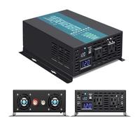 Convertisseur Tension Onduleur Solaire À Onde Sinusoïdale 1000 W 1500 W 2000 W 2500 W 3000 W 5000 W Convertisseur 12/24/48 V CC vers 120/220/230 V CA(48V 220V-230V,1000W)