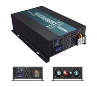 Convertisseur Tension Onduleur Solaire À Onde Sinusoïdale 1000 W 1500 W 2000 W 2500 W 3000 W 5000 W Convertisseur 12/24/48 V CC vers 120/220/230 V CA(12V 220V-230V,2000W)