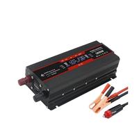 Convertisseur Tension Onduleur Solaire À Onde Sinusoïdale Modifiée 12 V/24 V CC vers 230 V CA 1500 W/2000 W/2600 W Crête Écran LCD Maison/Voiture 2 Ports USB Prise UE(12V 230V 2600W)