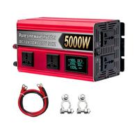 Convertisseur Tension Onduleur Solaire pour Voiture 4000W 5500W 5000W Convertisseur De Tension À Onde Sinusoïdale DC 12 V vers AC 110 V/220 V(5000W)