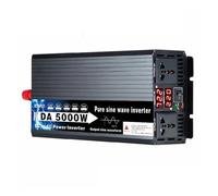 Convertisseur Tension Onduleur Solaire pour Voiture 5000 W 12V 24V 48V 60V 72V CC vers 110V 220V CA Double Affichage Numérique Onde Sinusoïdale(12V,110V(60HZ),Europe)