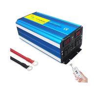 Convertisseur Tension Pur Sinus DC24V Vers AC220V Convertisseurs À Onde Sinusoïdale Puissance Crête 4000 W À 8000 W Caravanes Onduleurs Voyage Affichage LED(220V Universal,6000W Remote)