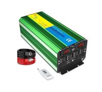 Convertisseur Tension Pur Sinus DC24V Vers AC220V Convertisseurs À Onde Sinusoïdale Puissance Crête 4000 W À 8000 W Caravanes Onduleurs Voyage Affichage LED(220V Universal,A 8000W Remote)