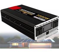 Convertisseur Tension Pur Sinus Onduleur 1200W/1600W/2000W/2500W/3000W/4000W/5000W/6000W/8000W DC 12V/24V/48V/60V/72V à AC 110V/220V 230V AC pour Énergie Solaire De Voiture(5000w,48Vto110V)