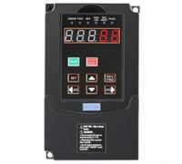Convertisseur triphasé monophasé 1,5 kW 2HP VFD pour entraînement de fréquence 220 V 0-400 Hz pour moteur de pompe de meulage