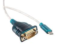 Convertisseur UC232 vers série avec câble FTDI USB de type C RS232 vers Db9 mâle Full Pinout compatible avec UC232 US232 Câble série Micro USB Type C (Type C FT232RL 150 cm)