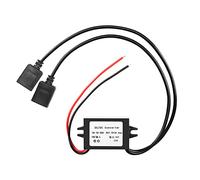 Convertisseur USB 12 V vers 5 V DC Buck Module 12 V 36 V 48 V Convertit en 5 V Double USB Femelle 10-55 V vers 5 V 3 A 15 W Adaptateur DC vers DC Régulateur de puissance de voiture
