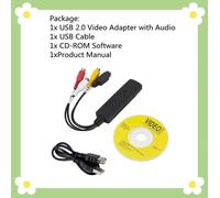 Convertisseur usb 2.0 VHS à DVD,convertisseur vidéo analogique au Format numérique,Audio vidéo,carte d'enregistrement,qualité adaptateur PC - Type VHS To DVD