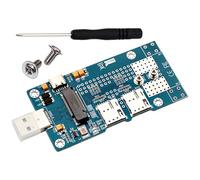 Convertisseur USB 3.0 double fente pour carte d'alimentation auxiliaire 3G 4G Module d'extension pour ordinateur de bureau Adaptateur USB