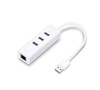 Convertisseur USB 3.0 vers Ethernet gigabit avec 3 Ports USB 3.0, idéal pour Les connexions Rapides. Structure Durable et compacte. *