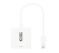 Nanocable Convertisseur USB-C vers DVI-D 10.16.4103 15 cm Blanc