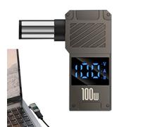 Convertisseur USB C Chargeur Portable, convertisseur de Prise Jack mâle de Type C CC, connecteur de Charge DC mâle à mâle - PD 100 W numérique écran USB C Ordinateur Portable
