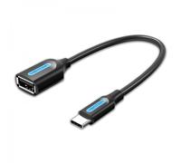 Convertisseur USB-C mâle vers USB A femelle Vention - 0,15 m - Couleur noire